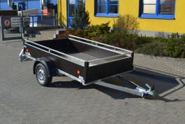 VZ27N1 2500 x 1480 x 350 - Přívěsy s překližkovými bočnicemi - profi - Jednoosé nebržděné