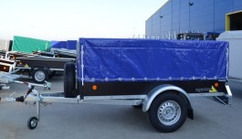 VZ26B1 2500x1240x350 Celková tonáž 1300kg. - Přívěsy s překližkovými bočnicemi - profi - Jednoosé bržděné
