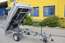 Delta 1 2570x1470x350 Celková tonáž 1500 Kg - Přívěsy - Jednostranné hydraulické sklápěče