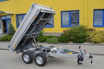Delta 1 2570x1470x350 Celková tonáž 2600 Kg. - Přívěsy - Jednostranné hydraulické sklápěče
