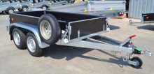 VZ26B2 2500x1240x350 Celková tonáž 2000kg - Přívěsy s překližkovými bočnicemi - profi - Dvouosé bržděné