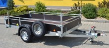 VZ30B1 3010x1300x400 Celková tonáž 1300 Kg - Přívěsy s překližkovými bočnicemi - profi - Jednoosé bržděné
