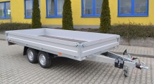 VZ22 EXPRES B2 2555x1500x350 Celková tonáž 2000 Kg - Přívěsy s koly pod ložnou plochou - Bržděné