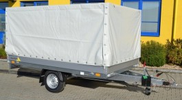 VZ 32 EXPRES B1 3000x1800x350 Tonáž 1300 Kg - Přívěsy s koly pod ložnou plochou - Bržděné