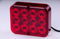 Světlo mlhové LED 12V-24V 100x80mm - Náhradní díly - Mlhovky